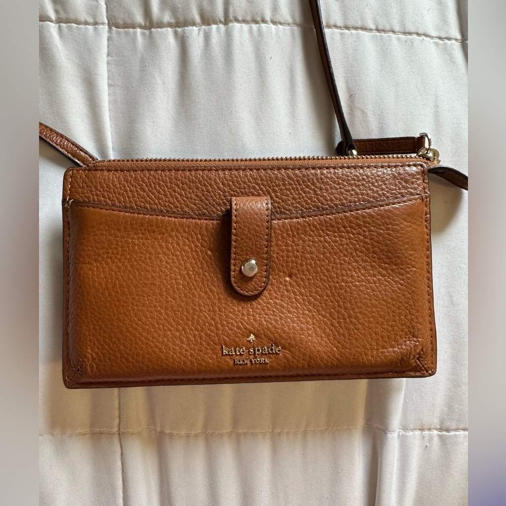 Kate spade brown wallet crossbody Bag